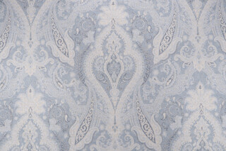 PK Lifestyles Woven Through Printed Chenille Upholstery Fabric in Chambray 