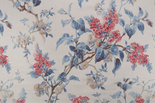 P Kaufmann Noelle Printed Cotton Twill Drapery Fabric in Americana 