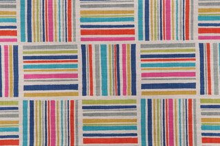 PK Lifestyles Modern Matters Printed Cotton Blend Drapery Fabric in Mosaic 