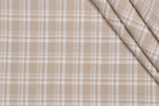 PK Lifestyles Clyde Woven Upholstery Fabric in Linen 
