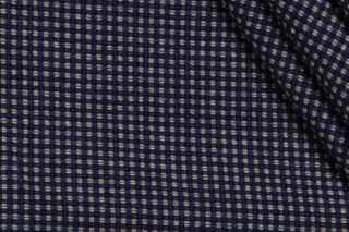 Rochelle Woven Upholstery Fabric in Navy