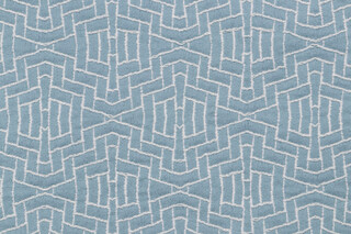 Old World Weavers Pavimento Woven Upholstery Fabric in Sky