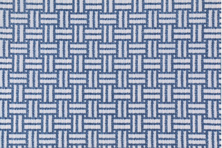 Terrasol - Breezeway Printed Polyester Outdoor Fabric in Navy