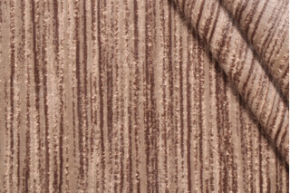 PK Lifestyles Velvety Strie Velvet Upholstery Fabric in Fossil