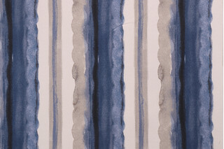 PK Lifestyles Wind Driven Printed Polyester Outdoor Fabric in Navy