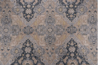 PK Lifestyles Timur Printed Chenille Decorator Fabric in Shale