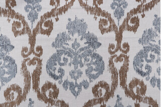 Elizabeth Damask Upholstery Fabric in Delft