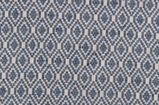 Hinky Woven Upholstery Fabric in Blue
