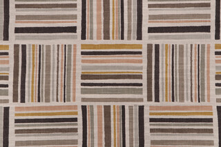 PK Lifestyles Modern Matters Printed Cotton Blend Drapery Fabric in Java