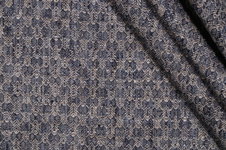 Ellen Degeneres Calvia Woven Upholstery Fabric in Denim