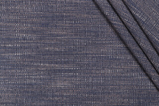 PK Lifestyles Dapper Woven Upholstery Fabric in Indigo
