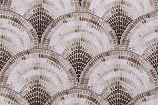 Covington Coquillage Printed Cotton Drapery Fabric in 671-Tiger&#39;s Eye 