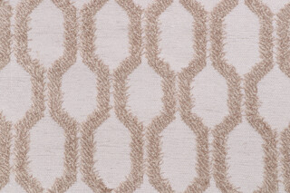 Hilary Farr Fringe Benefits Woven Chenille Upholstery Fabric in 197-Flax for Covington 