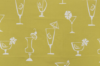 Covington Five O&#39;Clock Somewhere Woven Polypropylene Outdoor Fabric in 244-Acid Green 