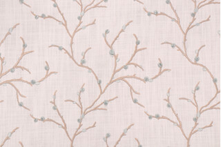 P Kaufmann Kerala Embroidered Drapery Fabric in Sky