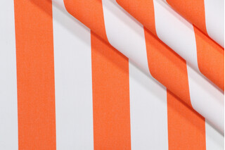 SunReal Cabana Woven Solution Dyed Acrylic Outdoor Fabric in Orange