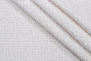 Merrimac M11342B Woven Chenille Upholstery Fabric in Snow