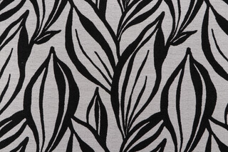 Covington Tiya Woven Chenille Upholstery Fabric in 916-Ebony 