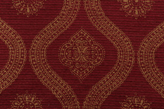 Covington Lucca Woven Chenille Upholstery Fabric in 433-Cabernet 