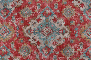 Covington Kapoor Printed Cotton Blend Drapery Fabric in 38-Cinnabar 