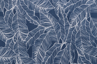 Premier Prints Pacific Printed Polyester Outdoor Fabric in Zaffre 