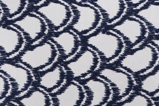 Sunbrella Alena Woven Solution Dyed Acrylic Outdoor Fabric in Indigo