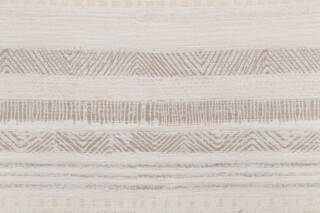 Stripe Woven Upholstery Fabric in Ivory