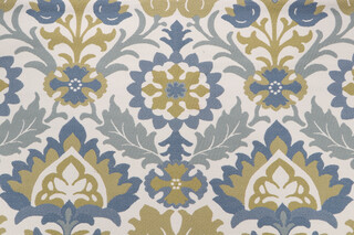 Merna Tapestry Upholstery Fabric in Blue