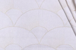 P Kaufmann Beam Embroidered Decorator Fabric in Moonglow 