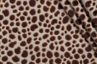 P Kaufmann Myla Grospoint Velvet Upholstery Fabric in Ganache 