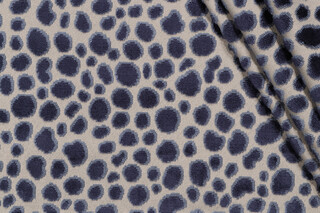 P Kaufmann Myla Grospoint Velvet Upholstery Fabric in Nautical 