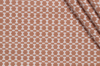 P Kaufmann Whittman Woven Chenille Upholstery Fabric in Baked 