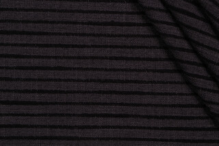 Richloom Tiki Woven Chenille Upholstery Fabric in Raven 