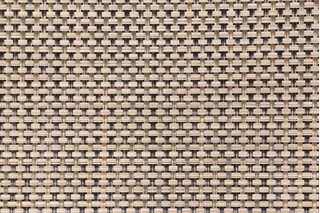 Phifertex Cane Wicker Woven Vinyl Mesh Sling Chair Outdoor Fabric in Balsa