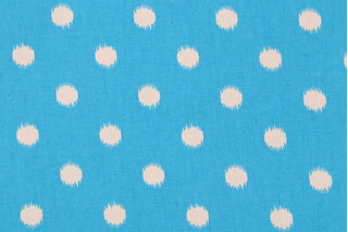 Duralee 42381 Printed Cotton Drapery Fabric in 11-Turquoise