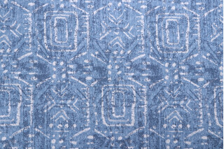 Mill Creek Taranis-Paramount Printed Cotton Drapery Fabric in River
