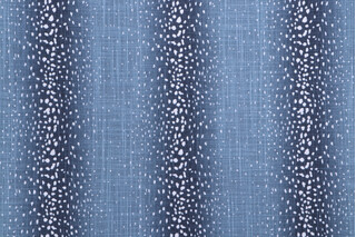 Premier Prints Antelope-Slub Canvas Printed Cotton Drapery Fabric in Peacoat