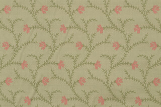 Floral Damask Decorator Fabric in Meadow