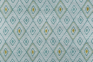 Hilary Farr Sew Fab Printed & Embroidered Drapery Fabric in 542-Caribe for Covington