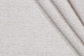 Thibaut Adria W8791 Woven Polyester Chenille Outdoor Fabric in Salt