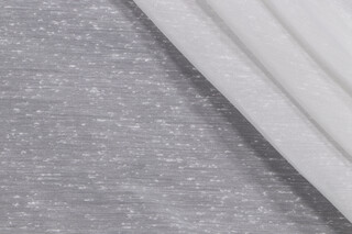 Sheer Woven Drapery Fabric in White