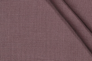 P Kaufmann Slubby Linen Woven Decorator Fabric in Smokey Amethyst