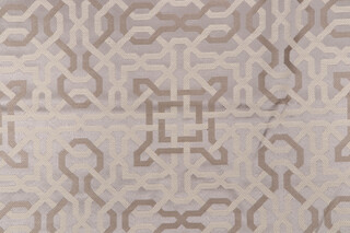 DiCaprio Woven Upholstery Fabric in Pewter
