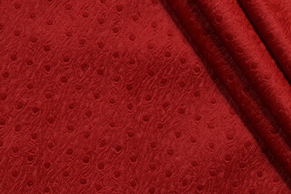 Scalamandre Velvet Decorator Fabric in Tomato