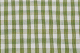 Grey Watkins Chatham Check Woven Decorator Fabric in Green/Off-White