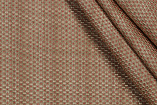 Scalamandre Laurette Woven Silk Decorator Fabric in Pimento