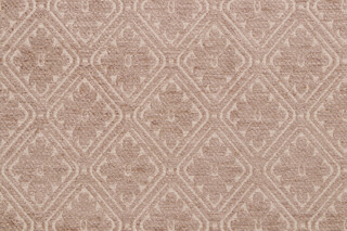 Scalamandre Quatrefoil Woven Chenille Upholstery Fabric in Birch