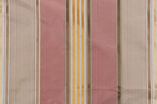 1 Yard Scalamandre Manarola Woven Silk Decorator Fabric in Grenadine/Umber