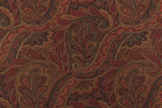 Fonthill Srinagar Tapestry Upholstery Fabric in Red/Green