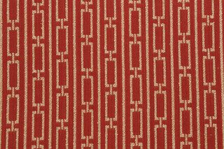 Fonthill Linked Up Woven Upholstery Fabric in Paprika